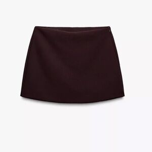 Zara skort brown
